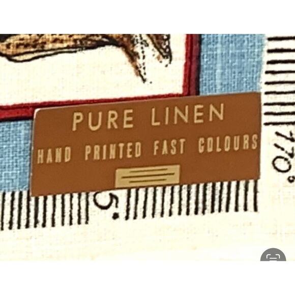 VTG NOS Souvenir Tea Towel 100% Linen Map of Australia Hand Printed Made/Poland - Picture 13 of 13